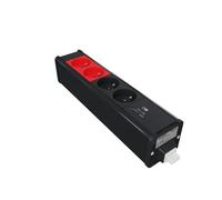 Schneider Electric - Unica System+ - nourrice précâblée M - 2x 2P+T + 2x 2P+T rouge +USB A+C - anth - INS44249