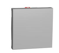 Schneider Electric - Unica - va-et-vient - 10A - connexion rapide - 2 mod - Alu - méca seul - NU320330