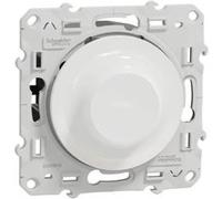 Schneider Electric - Variateur lumière 3-200W 2/3 fils Blanc - Odace - Schneider blanc G