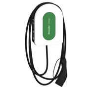 Schneider Electric Wallbox Schneider Charge EVH5A11N2C5 - Colonne de Charge pour Voiture électrique - Câble T2 de 5 m - Détection 6 mA - Contrôle par Application - Blanc