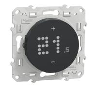 Schneider Electric - Wiser Odace - Thermostat connecté filaire - 2A - Anthracite - S540619