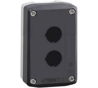 Schneider Electric - Harmony XAL - boite 2 trous Ø22 - couvercle gris foncé - fond gris clair - XALD02