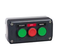 CAJA 3 PULS.VERDE-ROJO-VERDE CON ETIQ.MO