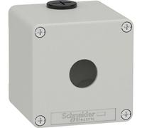 Schneider Electric XAPD1501 Boîtier vide XAP métal gris pour 1x22mm - CSA, Bouton + interrupteur, Gris