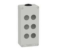 Schneider Electric XAPD3206 Boite vide grise 6 trous 22mm