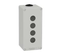 Schneider Electric XAPD3504 Boite vide grise 4 trous 22mm