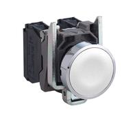 Interrupteur XB4BA11 : pression 22 mm tige.Pos : 1 NO blanc manque...