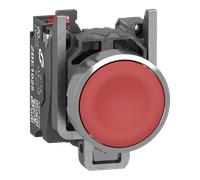 Schneider Electric XB4BA425 BP ROUGE PUSH IN 1O