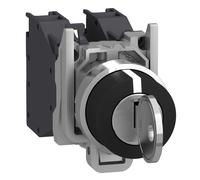 Schneider Electric XB4BG33 BOUTON TOURNANT NOIR DIAM 22 SERRURE 3