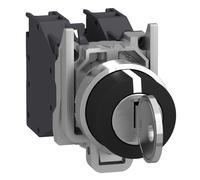 Schneider Electric XB4BG33 BOUTON TOURNANT NOIR DIAM 22 SERRURE 3