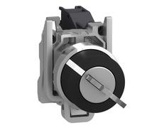Schneider Electric XB4BG41 BOUTON TOURNANT NOIR DIAM 22 SERRURE 2