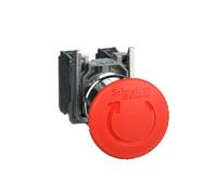 Schneider Electric XB4BS8445 Bouton D'Arrêt D'Urgence 40mm - XB4BS8445
