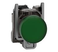 Lampe de signalisation 22mm verte 230V AC XB4BV63 Harmony XB4