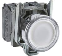 Schneider Electric XB4BW31B5 Harmony XB4BW31B5 Bouton-poussoir actionneur plat 1 bouton blanc décrochage par pression 1 pc(s)