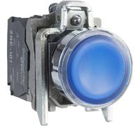 Schneider Electric XB4BW36B5 Harmony XB4BW36B5 Bouton-poussoir actionneur plat 1 bouton bleu décrochage par pression 1 pc(s)