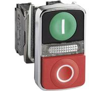 Schneider Electric XB4BW73731G5 XB4BW73731G5 Bouton-poussoir double 600 V 6 A à rappel (L x l x H) 57 x 30 x 47 mm IP66, IP67, IP69, IP69K 1 pc(s)