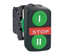 Schneider Electric XB5AA731327 BOUTON DOUBLE TOUCHE PLAS