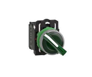 Schneider Electric XB5AK123M5C0 BT lumineux vert 1O+1F 230V