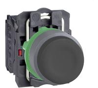 Schneider Electric XB5APCUST02 Bouton-poussoir, Harmony XB5, plastique, avec capuchon de protection, 22 mm, appareil complet