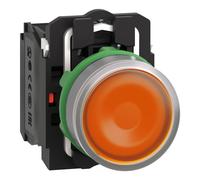 Schneider Electric XB5AW35B5C0 BP lumineux orange 1O+1F 24V