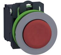 Schneider Electric XB5FLCUST02 Bouton-poussoir, Harmony XB5F, plastique, dessus, 30 mm, appareil complet, spécifique au client