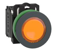 Schneider Electric XB5FW35B5 BP lum flush orange 1O+1F 24V