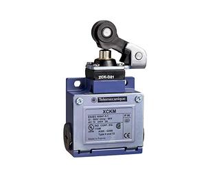 Schneider Electric XCKM121 ex OsiSwitch Métal Interrupteur de position format standard, levier à galet thermoplastique, tête de piston, 1NC+1NO, brusque, Pg11