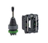 Interrupteur XD5PA12 : joystick 22 mm tige.Pos : 2 NO x2 noir manque IP66 SCH...