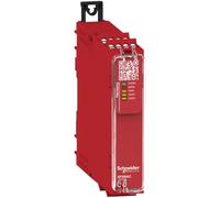 Schneider Electric - XPSBAC14AP - Module de sécurité, Harmony XPS, estop ou Guard, connecté aux bornes d'alimentation 24 V AC ou DC