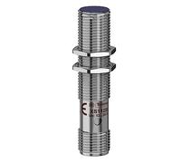 Schneider Electric XS112BLPAM12 Métal Détecteur Inductif XS1, Cylindrique M12, Noyable, 2 mm Portée Nominale, 1 F, M12 Connecteur, 55 mm Longueur, 12-24V DC