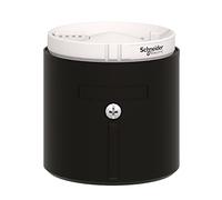 Schneider Electric XVBC07 Embase pour Colonne XVB, avec Tube à Décharge, IP 65, 70 mm Diamètre de Fixation, Noir