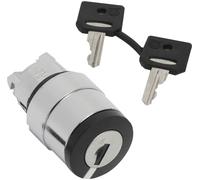 Schneider Electric ZB4BG2TEC10 ZB4BG2TEC10 Élément frontal pour interrupteur à clé (Ø) 22 mm chrome, noir 1 pc(s)