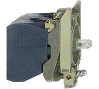 Schneider Electric ZB4BW0B11 Contact auxiliaire, Élément LED avec adaptateur de fixation, avec culot dampoule 1 NO (T) blanc à rappel 24 V/DC, 24 V/AC 1 pc(s)