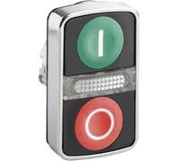 Schneider Electric ZB4BW7A3741 Harmony ZB4BW7A3741 Bouton-poussoir à double touche vert, rouge 1 pc(s)