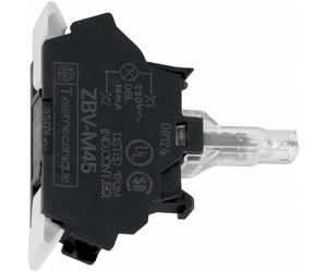 Schneider Electric ZBVB15 Élément LED avec culot dampoule blanc 24 V/DC, 24 V/AC 1 pc(s)