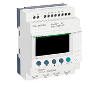 Schneider Electric Zelio Logic - Relais Intelligent Compact - 10 E/S 100-240Vca - ss Horl. - Affi. - SR2A101FU