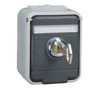 Schneider Elso AP-Prise lumière / gris basalte 455029 Quantité:1