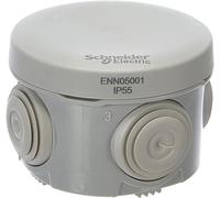 Schneider Electric - Boîte de jonction Mureva BOX ENN05001 - 4 passe-fils Ø20 - lot de 5
