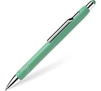 Schneider Epsilon 138614 Stylo à bille rétractable (largeur de trait XB, couleur de l'encre : bleu, recharge permanente) Vert menthe
