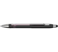 Schneider Epsilon Touch Stylo à bille rétractable, XB Blau/Schaftfarbe: schwarz-pink