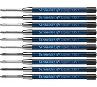 Schneider Express 735 F Recharge internationale grande capacité pour stylo bille Encre permanente noire Lot de 10