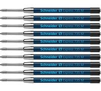 Schneider Express 735 M Recharge internationale grande capacité pour stylo bille Encre permanente noire Lot de 10