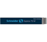 Schneider Express 75 Recharge stylo bille Pointe M/noir/permanent/ISO 12757-2 A2 Lot de 10