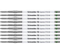 Schneider Pen Recharges pour stylo bille Express 775/7764 Lot de 10 pointe moyenne ISO12757-2 H Vert