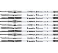 Schneider Express 775 Recharge stylo bille Pointe F/noir/permanent/ISO 12757-2 H Lot de 10