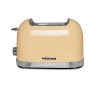 SCHNEIDER - SCTO2CR - Grille pain vintage - 2 fentes - Arrêt automatique - Fonction centrage - Puissance (815W) - Crème