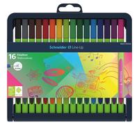 Schneider Feutre Fineliner Line-Up 0,4 Assorti Étui Chevalet Box 16