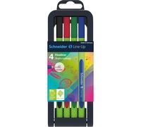 Schneider Feutre Fineliner Line-Up 0,4 Assorti Étui Chevalet Box 4