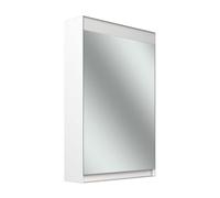 Schneider FILO HCL Armoire de toilette, encastrée, bandeau lumineux en haut, 495x147x759mm, charnières à droite, 1 prise à gauche, 180.051.01.02, Exécution: norme CH/corps blanc