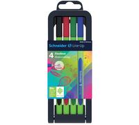 SCHNEIDER Fineliner Line-Up, 4 pièces, assorties